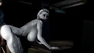 Hot 3D redhead licking a pussy while getting fucked