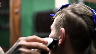 I fuck the barber because I don't have money to pay for the