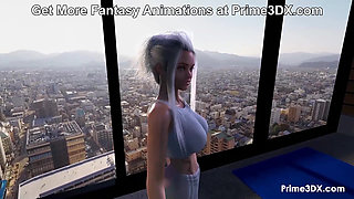 Futanari Gym Domination: Buff guy gets intensely pleasured by hung futa in a sweaty workout session at Prime3DX