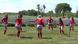 Volleyball Squad Spankings Part 01