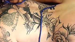 Big Booty Baddie Fucks BBC in Backyard