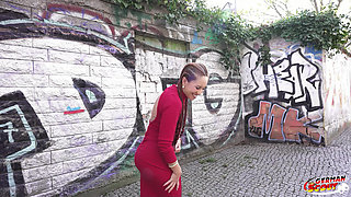 German Scout - Round Ass Latina Cougar Roberta Faganelli No Condom Casting Fuck