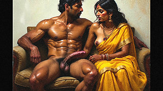 Village girl doggy style sex with her neighbour stepuncle and his stepson