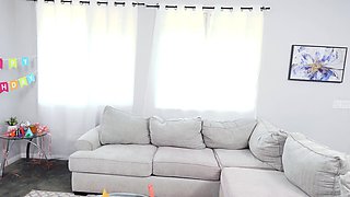 Extreme amateur pov blowjob by hot brunette latina