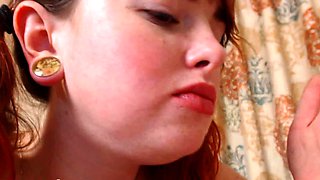 Awesome Teen With Big Boobs Dildo Masturbation