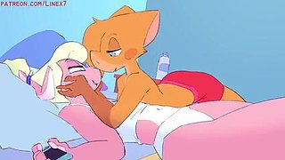 UNSHAVED LESBO HAVE VERY FIRST ORGY AT HOME -