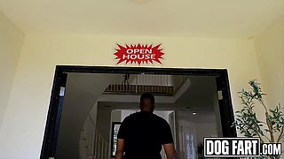 Cyber Doll Gobbles Slim Pokes Big Cock in Deal-Sealing Deepthroat