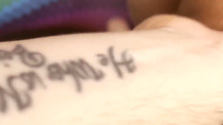 Fed cum from her creampied ass