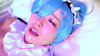 Amateur Japanese teen doll hardcore action