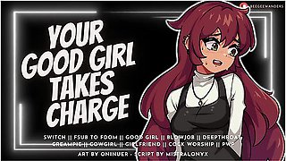 Your Girlfriend Sucks & Fucks You While You Game Audio Roleplay For