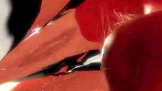 Anime Cowgirl Sex Cage Wrestling Deepthroat and Anal Pounding