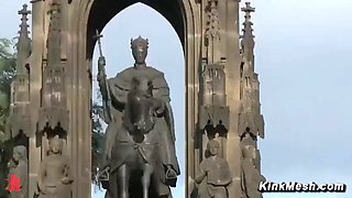 Sandra Romain Punishes Angel Wicky With Spanking Bondage Strap On Face Sitting