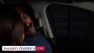 Violet Gems Just Had A Hot Date And Now Wants His Big Black Cock For Dessert