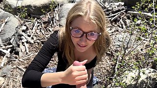 Littlepolishangel Gives Sloppy Blowjob And Gets Facial