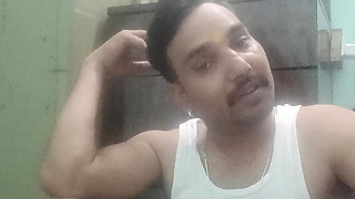 Indian desi man enjoy shower and masterbation show with neighbour and army officer