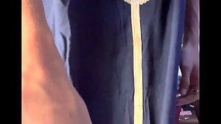 Arab man jerks off