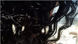Blowjob On The Beach, Licking And Swallowing Everything