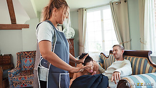 Brazzers - a Good Maid Coco Bae Can Clearn Cum off a Cock