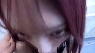 Amateur shemale tranny facialized after a blowjob