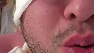 Sexy Blonde MILF Anotnia Deona in Hot Big White Cock Threesome