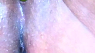 Hot Hanna Fucking Herself with Cucumber