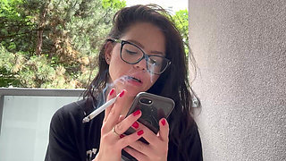 Smoking When Answering You Here