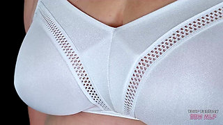 Retro Granny Panties and Bra - My Mature MILF Hairy Cunt and Big Saggy GILF Tits in Beautiful Big Underwear