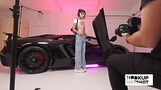 BTS - CC Doll Spreads Her Ass In A Heated Photo Session!