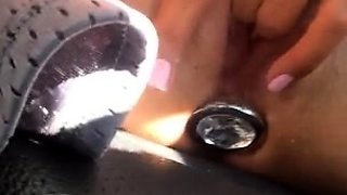 Close Up Pierced Twat Toying