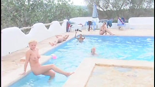 Hot MILFs in swimming pool
