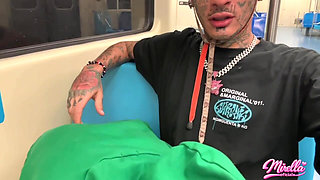 She Can't Stand to See the Volume Marking and Sucked Me Inside the São Paulo Subway