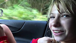 Amateur blonde teen casi james outdoor hardcore pounding