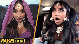 Looking-good Charlie Dean and Yasmina Khan - big ass video - Fake Taxi