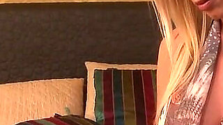 Blonde Bombshell Gets Pounded Hard on Bed