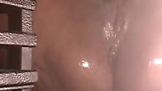 Pounding My Black Pussy with Monster Dildo Squirting