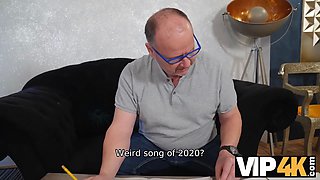 Vip4k. wife needs something sexier and calls tattooed guy to screw but spouse witnesses it