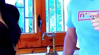 Horny skinny teen Sharon Lee gets her ass fucked by a big cock