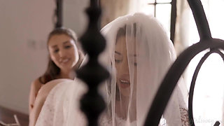 Girlsway - Whitney Wright Plans Quickie with Bride April O'neil but Bella Rolland Takes Her Place