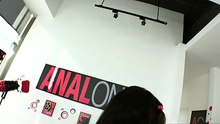 ANAL ONLY Slipping it in Lola Valentine's butt