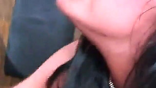 My wife Angela Aspen a cheating brunette slut gets penetrated in the pussy and take it in the mouth