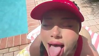 Pawg Lifeguard Seduces With Big Ass In Pool Heat