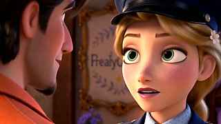 Rapunzel getting fucked by Flynn Rider: Animated Porn
