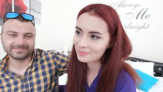 Cuckold Watches His Wife Scyley Jam Get Ass Gaped and Creampied