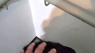 Shy Girl Gets Convinced in Elevator to Swallow a Stranger's Cum