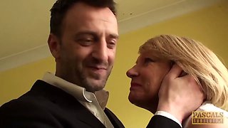 Pascalssubsluts - english cougar handcuffed and snatch destroyed