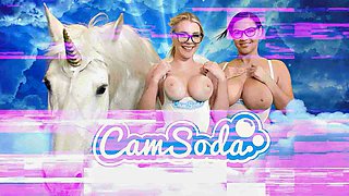 Camsoda  Cam model Jada Steven masturbating till epic orgasm