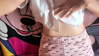 COLOMBIAN TOUCHES AND MASTURBATES IN FRONT OF HER STEPFATHER