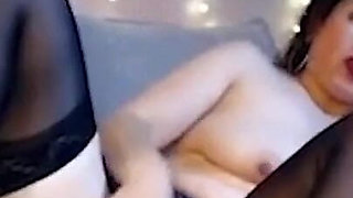 Tights with Lace, Garter Belt and Heels. Come on Top of Me