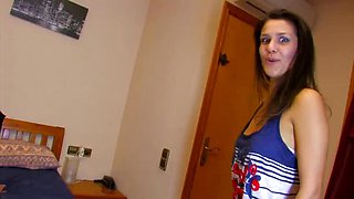 Big Cock Fucks Small Pussy and Cums in Mouth - Terry Kemaco & Samia Duarte