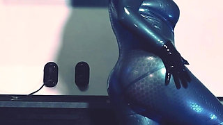 Sexual Latex Model with Big Ass and Natural Tits Loves to Seduce.